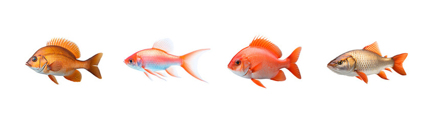 collection of  Colorful fighting Siamese fish with beautiful silk tail  Amazing exotic tropical fish 