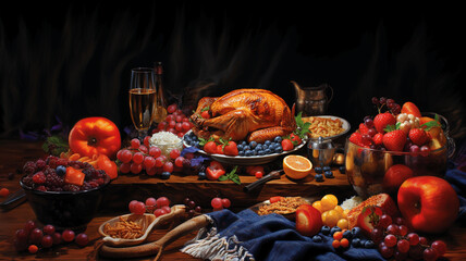 Obraz na płótnie Canvas Thanksgiving, national holiday