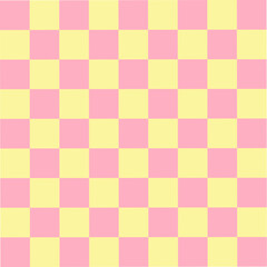 Yellow and pink squares background pattern