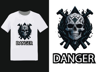 Fototapeta premium Black and white t shirt