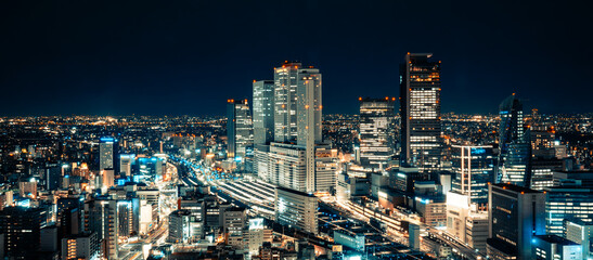 名古屋の夜景 日本第三の都市
