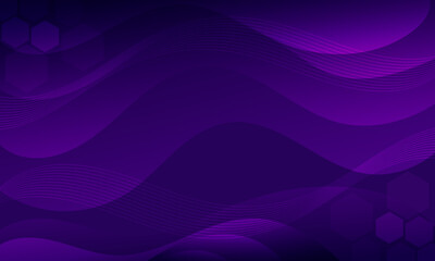 Abstract Gradient Dark Purple liquid background. Modern background design. Dynamic Waves. Fluid shapes composition. Fit for website, banners, brochure, posters