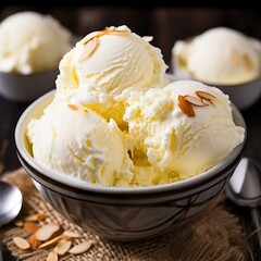 Vanilla ginger ice cream