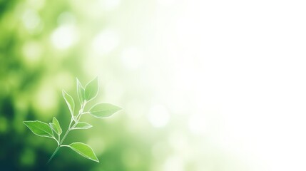 Fototapeta na wymiar leaf for nature on blurred background with