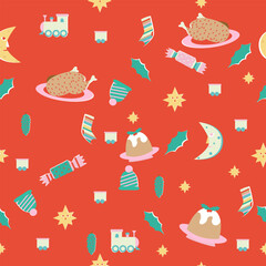 xmas seamless pattern
