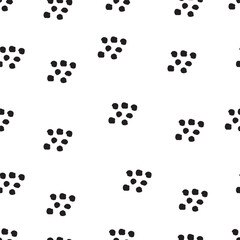 abstract spots seamless pattern