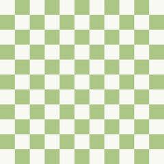 Vector flat design checkered abstract green and white background vector