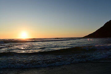 Fototapeta premium sunset over the sea