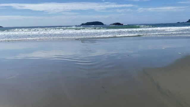 beach and waves