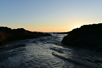 Obraz premium sunset over the sea