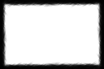 Use this border or frame with your digital art, photographs, illustrations, websites, print and other graphics. Grunge style worn and faded edges. Transparent PNG image.