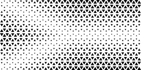 Triangle Vector Abstract Geometric Background. Halftone Triangular Pattern