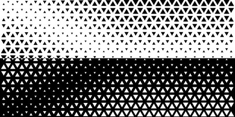 Triangle Vector Abstract Geometric Background. Halftone Triangular Pattern