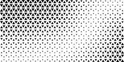 Triangle Vector Abstract Geometric Background. Halftone Triangular Pattern