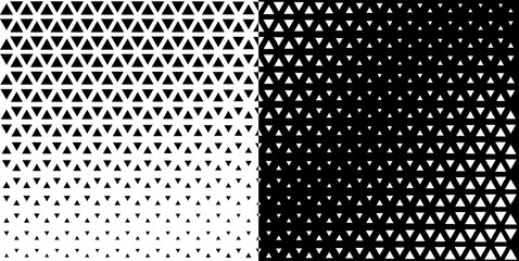 Triangle Vector Abstract Geometric Background. Halftone Triangular Pattern