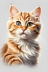 Cute cat "Generative AI"