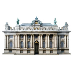 Naklejka premium Central Bank Reserves, transparent background, isolated image, generative AI 