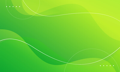 abstract green background wave natural elegant vector illustration
