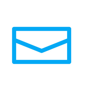 Blue Email Vector Icon
