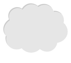 speech bubble balloon icon sticker memo keyword planner text box banner, flat png transparent element design