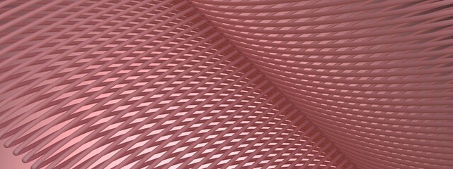 Pink Elegant Modern 3D Rendering image background of enlarged fibers of human skin texture