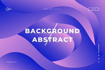 Obraz premium Blue Gradient Abstract Background Colorful Waves. Ideal for web design, presentations, digital creations, and various digital projects