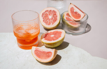 grapefruit and juice