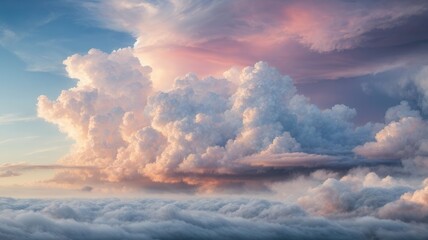 Cloud Cover Magic: Aerial Views of the Sky, Generative AI