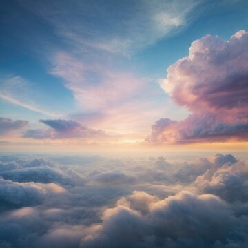 Aerial Dreamscape: Exploring Clouds from Above, Generative AI