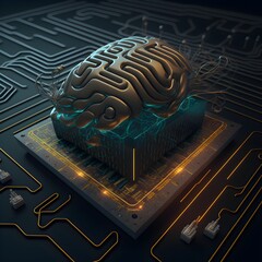quantum brainwaves 8k wallpaper illustration 