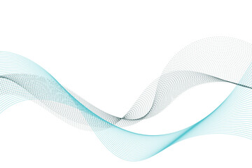 Abstract blue waves vector illustration Modern background design Design elements