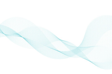 Abstract blue waves vector illustration Modern background design Design elements