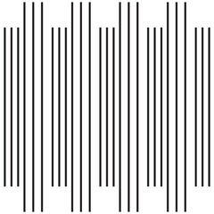 Digital png illustration of black pattern of repeated lines on transparent background