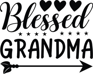 Blessed grandma svg