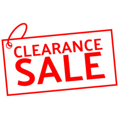 clearance sale stickers illustration