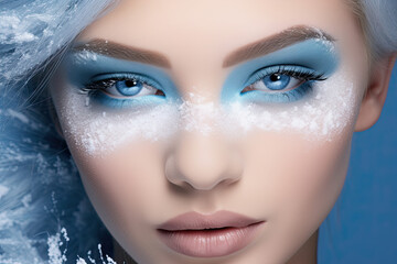 winter inspired makeup