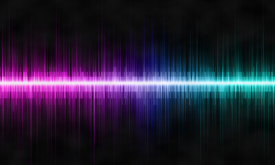 Sound wave abstract background