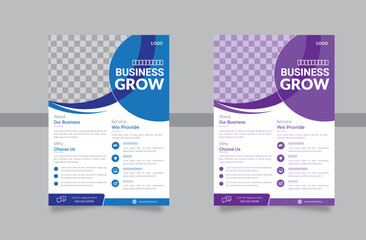 creative and modern business flyer design