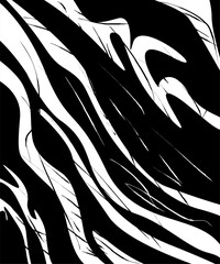 black and white pattern with zebra