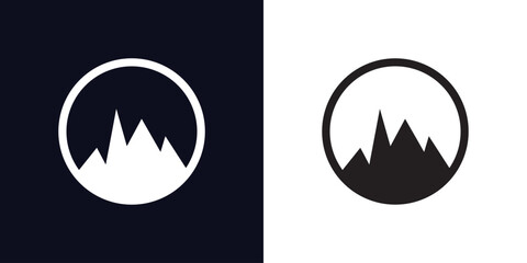 abstract, simple, unique, elegant and modern logo. This logo is very suitable for your company and brand logo