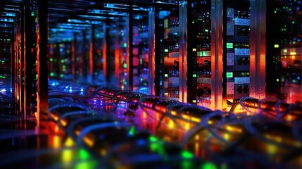 The Backbone of Connectivity: Inside a Server Room