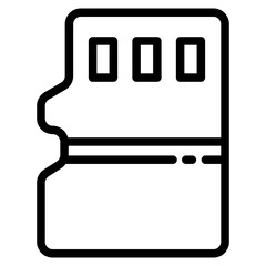 sd memory card icon , memory icon
