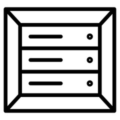 Server storage database icon
