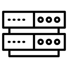 Server storage database icon