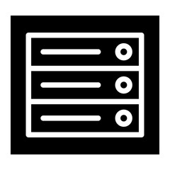 Server storage database icon