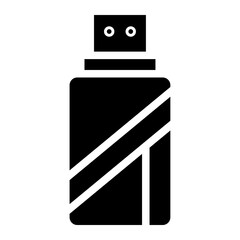 Usb Flashdisk. External Memory icon. Simple and isolated style