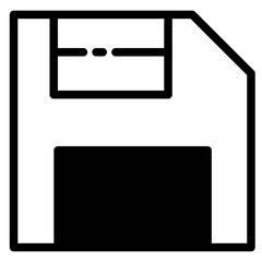 Obraz premium Floppy disk icon vector design