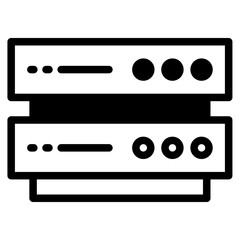 Server storage database icon