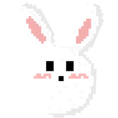 Obraz premium Bear, rabbit, rat, panda, cartoon, animal, animal head