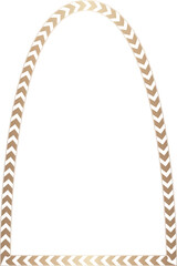 Parabolic Arch window door Architectural Arch rectangular frame Arrows symbol Luxury golden frame Gold frame ornamental borders decorative decor picture frame 